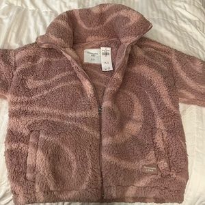 Abercrombie kids Sherpa full zip up